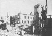 photo of damage after bombing